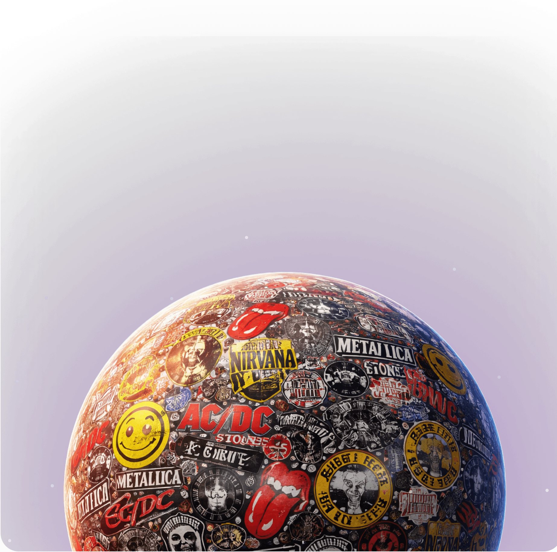 Chat bubbles and avatars showing communal listening experience